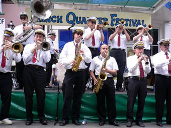 magnolia jazz band at french quarter festival